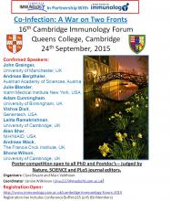 Poster Cambridge Immunology Forum 2015